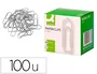 Q-connect Clips galvanizados n º4 50 mm, caja de 100 unidades
