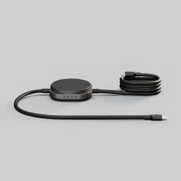 ZENS USB C-C Pro 2 Qi2 Negro