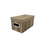 Inde Caja Multiusos Cartón T/TNT 24 x 14 x 12.5 cm Confortime - Dimensiones: 26.7 x 17.6 x 4.2 cm (24 Unidades)