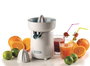 Ariete 417/01 Exprimidor Breakfast Blanco 40W con Boquilla Antigoteo, Ideal para Naranjas, Pomelos y Limones