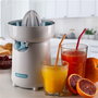 Ariete 417/01 Exprimidor Breakfast Blanco 40W con Boquilla Antigoteo, Ideal para Naranjas, Pomelos y Limones