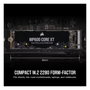 Corsair MP600 CORE XT SSD 4TB M.2 PCIe 4.0 NVMe - Velocidades de Lectura 5000 MB/s y Escritura 4400 MB/s - Memoria QLC 3D NAND - Factor de Forma 2280