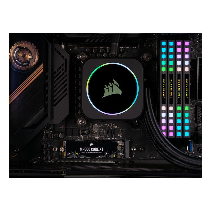 Corsair MP600 CORE XT SSD 4TB M.2 PCIe 4.0 NVMe - Velocidades de Lectura 5000 MB/s y Escritura 4400 MB/s - Memoria QLC 3D NAND - Factor de Forma 2280