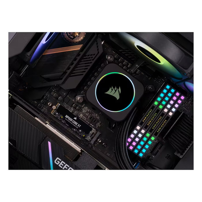 Corsair MP600 CORE XT SSD 4TB M.2 PCIe 4.0 NVMe - Velocidades de Lectura 5000 MB/s y Escritura 4400 MB/s - Memoria QLC 3D NAND - Factor de Forma 2280