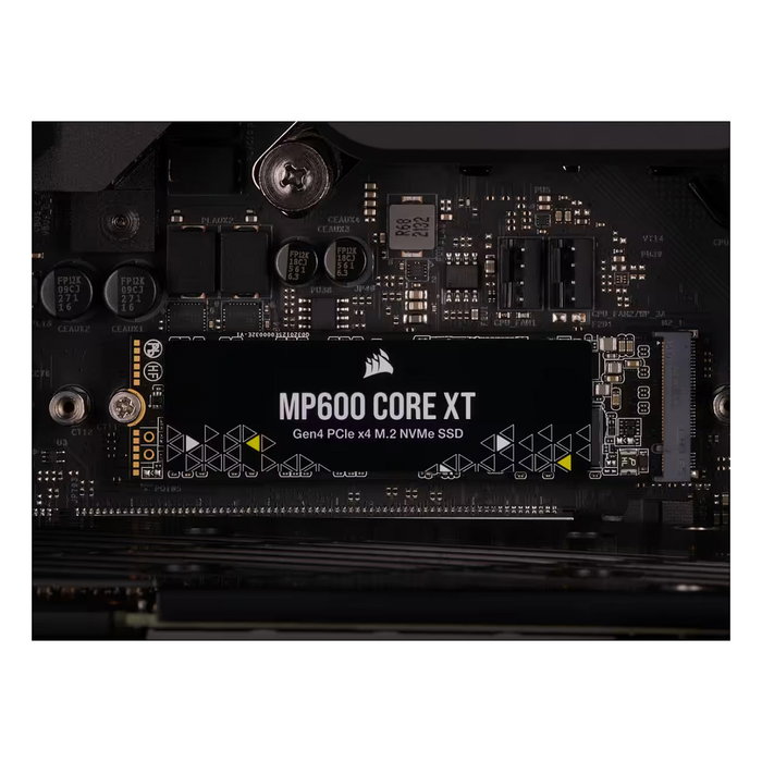 Corsair MP600 CORE XT SSD 4TB M.2 PCIe 4.0 NVMe - Velocidades de Lectura 5000 MB/s y Escritura 4400 MB/s - Memoria QLC 3D NAND - Factor de Forma 2280