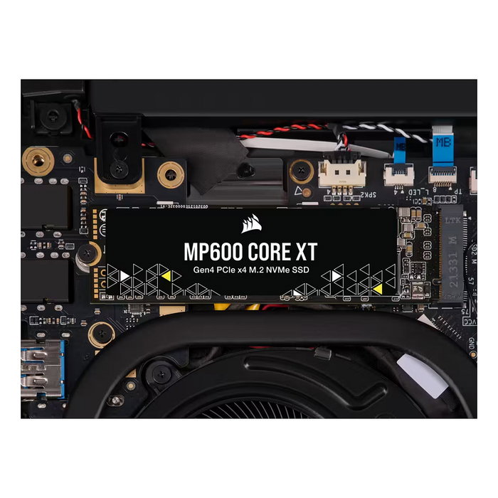 Corsair MP600 CORE XT SSD 4TB M.2 PCIe 4.0 NVMe - Velocidades de Lectura 5000 MB/s y Escritura 4400 MB/s - Memoria QLC 3D NAND - Factor de Forma 2280