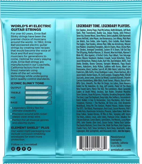 Ernie Ball Juego de Cuerdas Eléctrica Slinky Mighty 8.5-40 Tripack (3) Ernie Ball Juego de Cuerdas Eléctrica Slinky Mighty 8.5-40 Tripack (3)