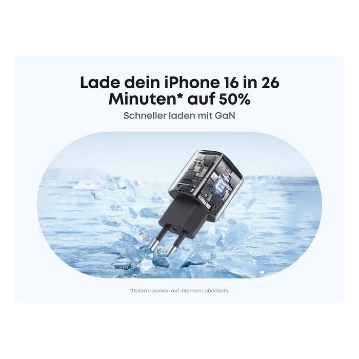 Anker A2698G11 Cargador Compacto GaN de 30W, 1x USB-C, Negro