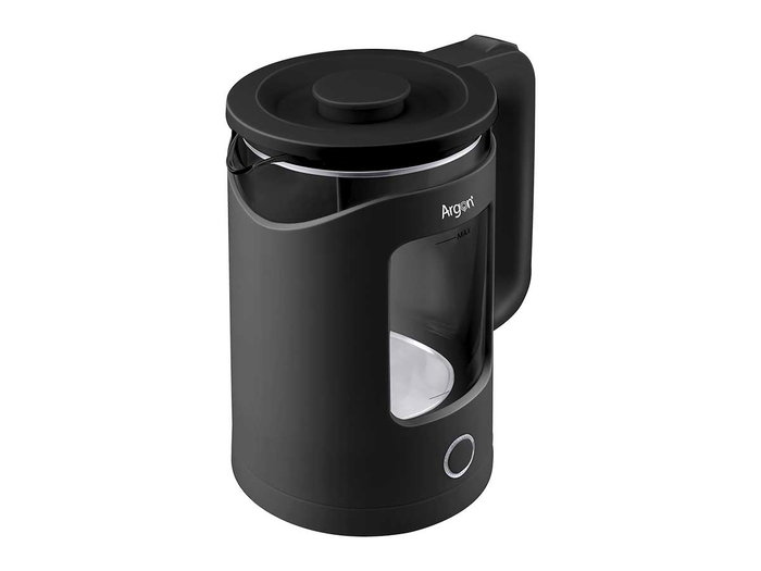 ARGON Hervidor Ventana Negro 1360W 1,5L