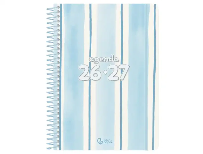 Liderpapel Agenda Escolar Fantasy 2026-2027 Espiral A5/A6 Día Página Bilingüe Papel 80g FSC Expositor 14 Unidades
