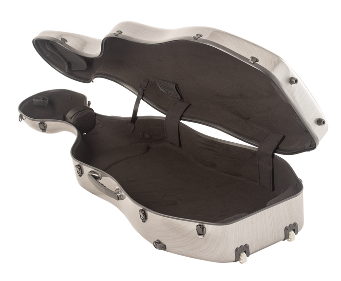 Estuche de Cello Amadeus 4/4 de Fibra de Vidrio Gris