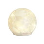 DKD Home Decor Decoración Luminosa Cristal LED 12x12x12 Blanco