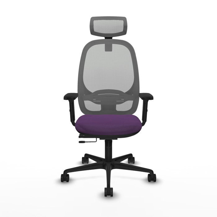 PIQUERAS Y CRESPO Silla de oficina Cilanco Morada con Malla Gris PIQUERAS Y CRESPO Silla de oficina Cilanco Morada con Malla Gris
