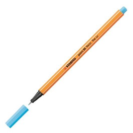 Stabilo Rotulador Point 88 azul neon punta de fibra 0,4 mm