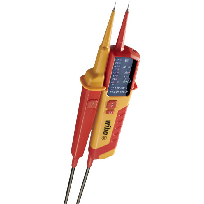 Wiha Comprobador de tensión 12 - 1.000 V AC, CAT IV