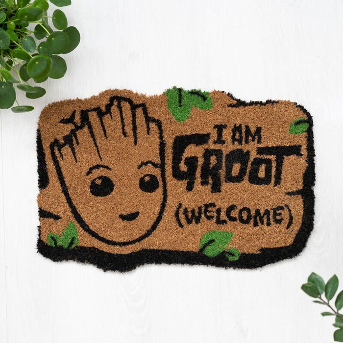 ERIK Felpudo I Am Groot Marvel Fibra de Coco Base PVC Antideslizante