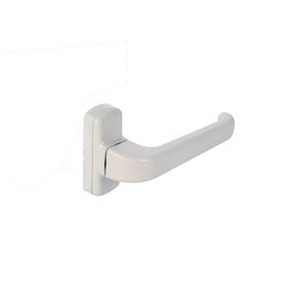 AMIG Manilla Roseta Aluminio Blanco para Puertas con Cuadradillo 8 mm