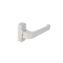 AMIG Manilla Roseta Aluminio Blanco para Puertas con Cuadradillo 8 mm