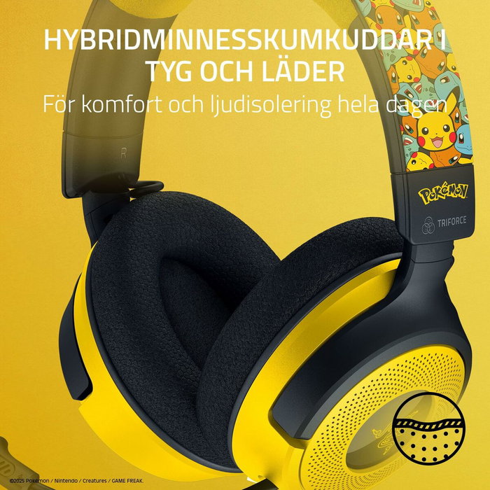 Razer Kraken V4 X Pokémon Kanto Starters Ed.