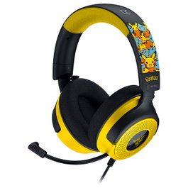 Razer Kraken V4 X Pokémon Kanto Starters Ed. Negro, Amarillo