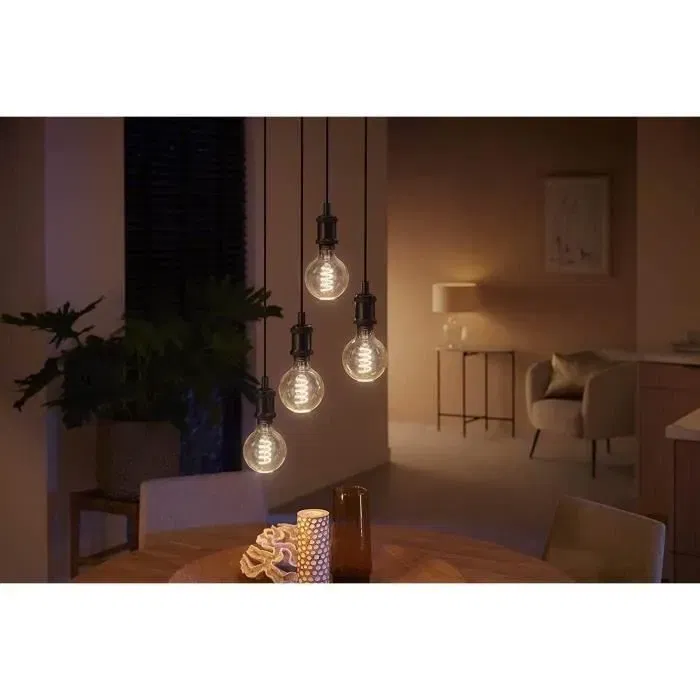 Philips Hue PHI8719514301481 Bombilla LED Filamento E27 G93 Globe White Ambiance Bluetooth