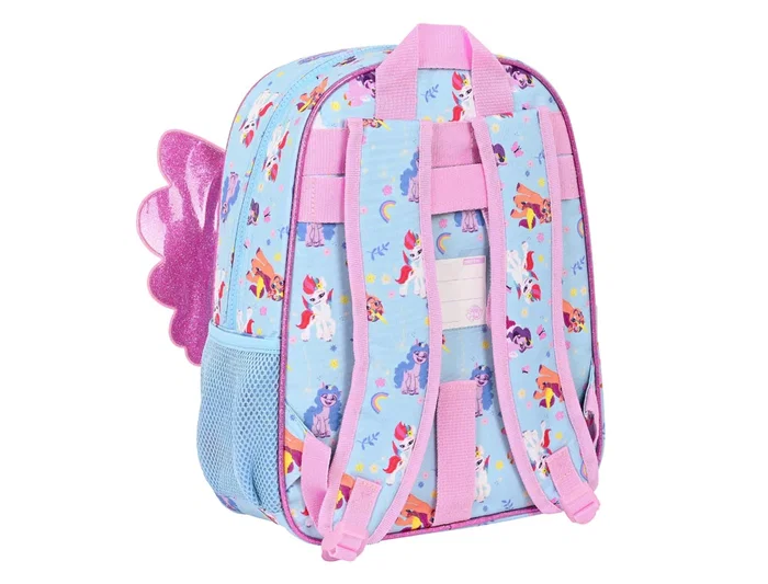 Mochila Escolar My Little Pony Wild & free 26 x 34 x 11 cm Azul Rosa