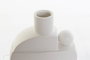 DKD Home Decor Jarrón de Cerámica Blanco 17x7x19,5 cm