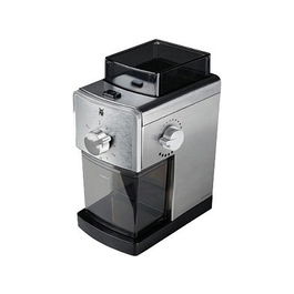 WMF 0417070011 Triturador de Café con Cuchillas, Molinillo Eléctrico, 180 g Capacidad, 110 W, 17 Ajustes, Negro/Cromo