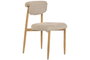 DKD Home Decor Silla de Metal y Poliéster Natural