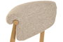 DKD Home Decor Silla de Metal y Poliéster Natural