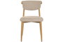DKD Home Decor Silla de Metal y Poliéster Natural