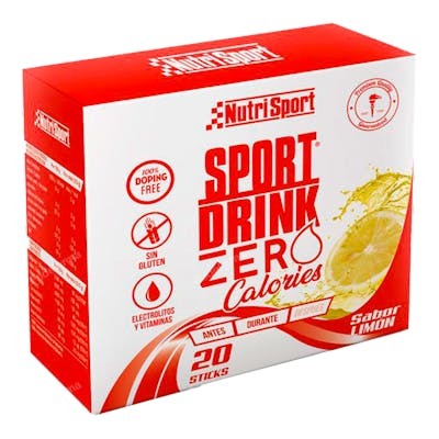 NUTRISPORT Sport Drink Zero Calorías Limón 20 sticks NUTRISPORT Sport Drink Zero Calorías Limón 20 sticks