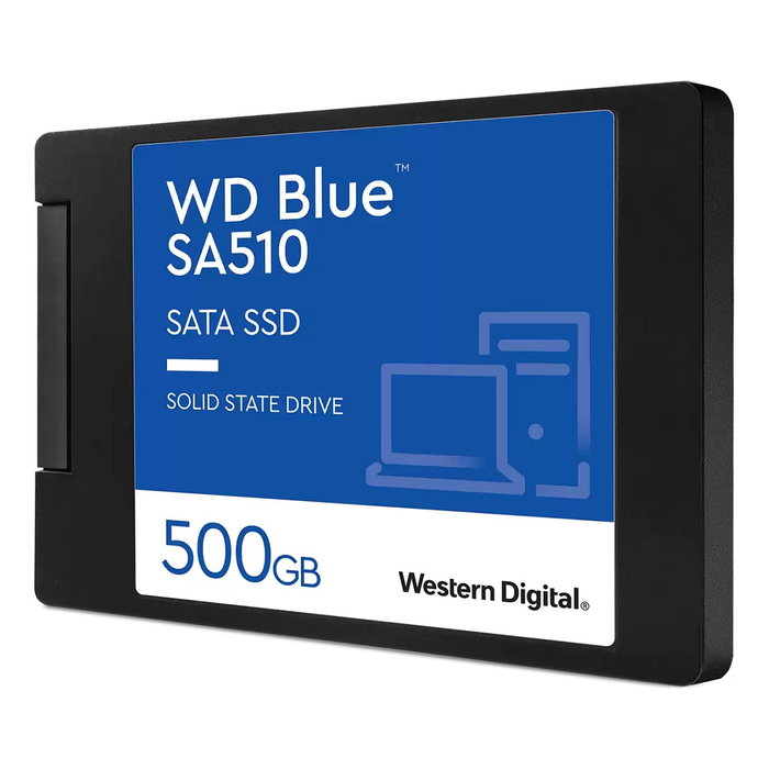 Western Digital Blue SA510 500 GB 2.5 inch Serial ATA III Western Digital Blue SA510 500 GB 2.5 inch Serial ATA III