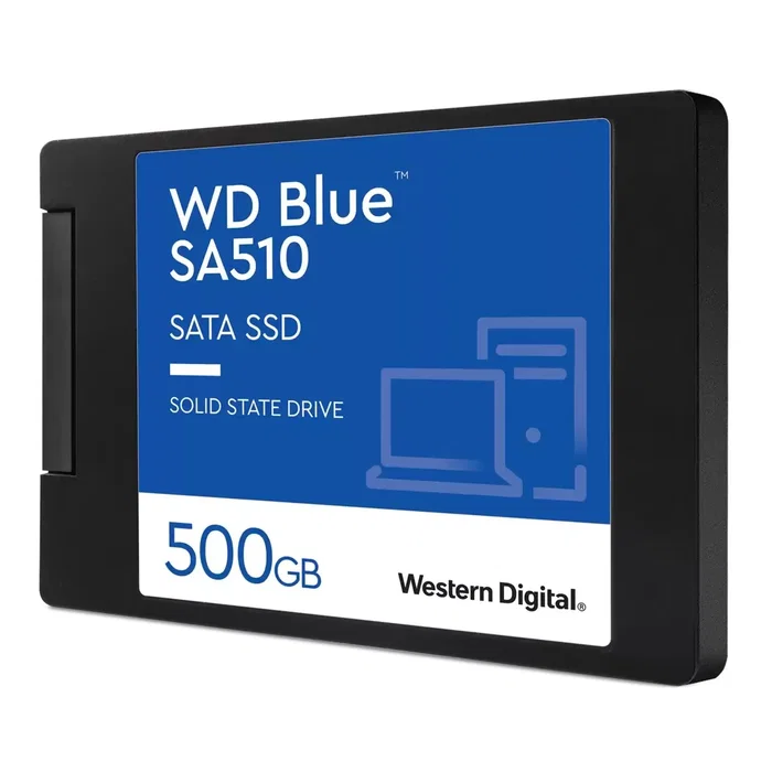 Western Digital WD Blue SA510 - SSD interno 500GB SATA III 2.5" para PC/Portátil - Velocidad Lectura 560MB/s, Escritura 510MB/s