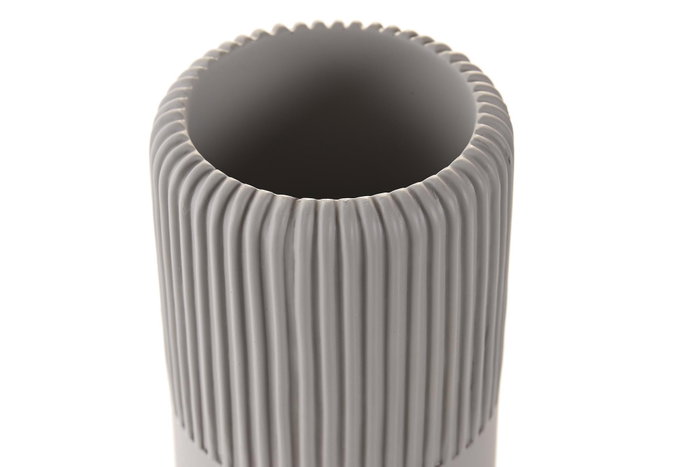 DKD Home Decor Vaso de Cemento Mate Gris 7x7x11 cm