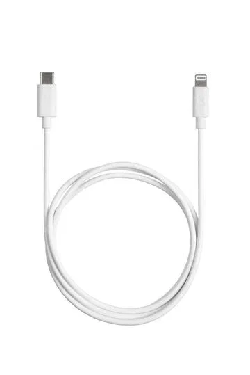 Xtorm CE003 Cable USB-C a Lightning 1m Blanco para iPhone, iPad - Conectores Macho