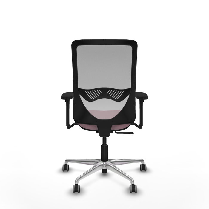 PIQUERAS Y CRESPO Silla de oficina Zulema con mecanismo Sincro, Rosa y Gris PIQUERAS Y CRESPO Silla de oficina Zulema con mecanismo Sincro, Rosa y Gris