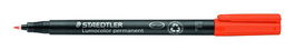 Rotulador Permanente Staedtler 318 Lumocolor (F) Naranja (Set de 10)