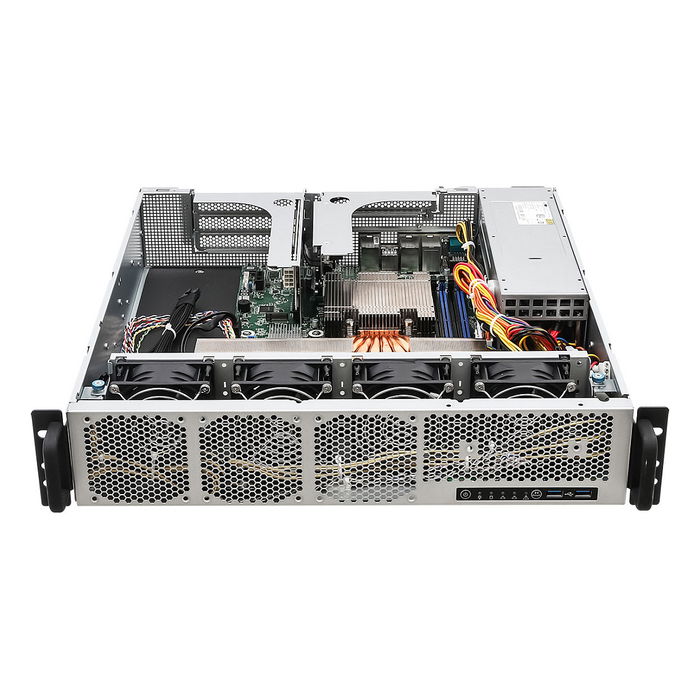 ASRock Barebone Server 2U1G-B650/EVAC, Chasis Rack 2U, Socket AM5, Compatible con DDR5 ECC, Fuente de Alimentación 1200W, Puerto IPMI, 4 Puertos USB 3.2, 2 LAN Gigabit