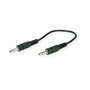 ROLINE Cable de audio 3,5 mm macho a macho de 0,2 m, Negro