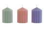 DKD Home Decor Set de 3 Velas Perfumadas de Cera de Parafina