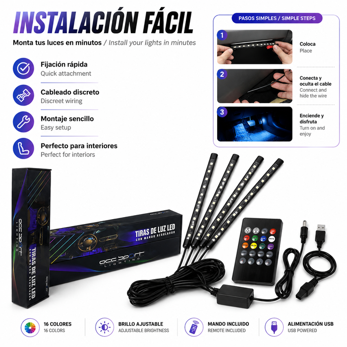 Occ Sport Atmósfera de Luz LED Occ Sport Atmósfera de Luz LED