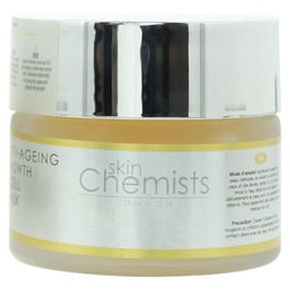 Skin Chemists, Antienvejecimiento, Mascarilla de crema corporal, Para la cara, Por la noche, 50 ml