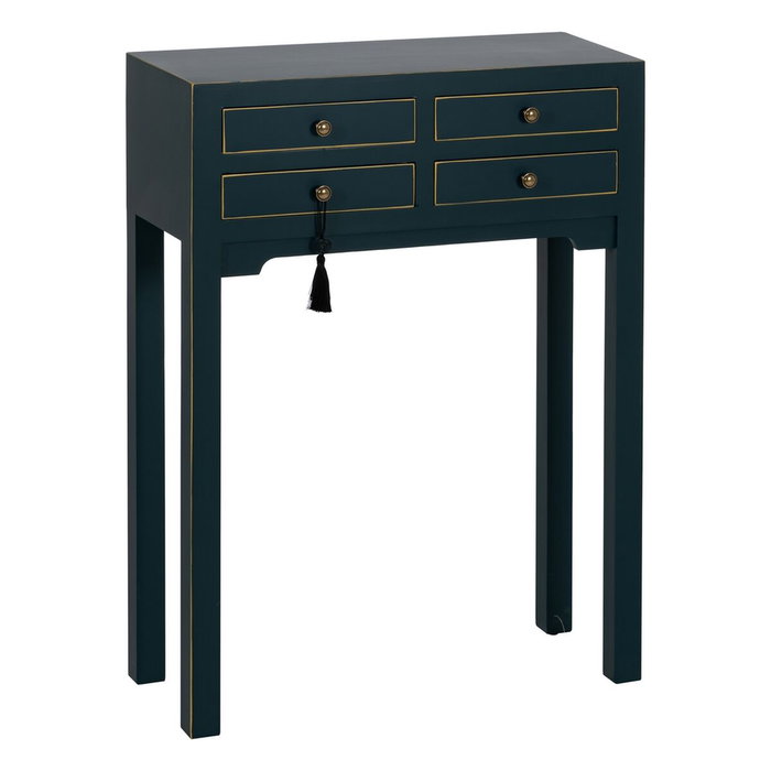 Ixia Consola Azul de Madera 63 x 26 x 85 cm
