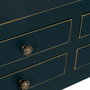 Ixia Consola Azul de Madera 63 x 26 x 85 cm