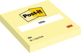Notas Adhesivas Post-It 100H 76X76 (654) (Set de 12)