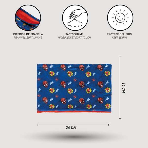 Cerdá Braga Cuello Spiderman T2S:S Niño 3 Años Azul Cerdá Braga Cuello Spiderman T2S:S Niño 3 Años Azul