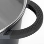 GSW Silcoguss Noir Cacerola Alta con Tapa 2,8 L Diámetro 20 cm (6 Unidades) Aluminio Fundición Apta Inducción
