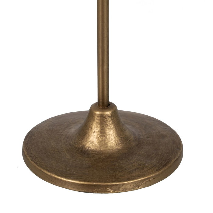 Ixia Portavelas Oro Metal de Decoración 15 x 15 x 50 cm