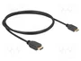 DeLOCK Cable HDMI de 1 m, HDMI-A a HDMI Mini-C, Slim, Negro